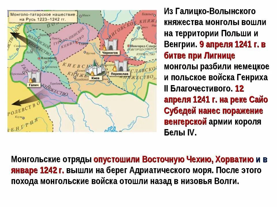 Монголо татарское нашествие годы. Монголо-татарское Нашествие 1223-1242. Монгольское Нашествие на Русь. Татарское Нашествие на Русь. Карта монголо-татарское Нашествие на Русь 1223-1242.