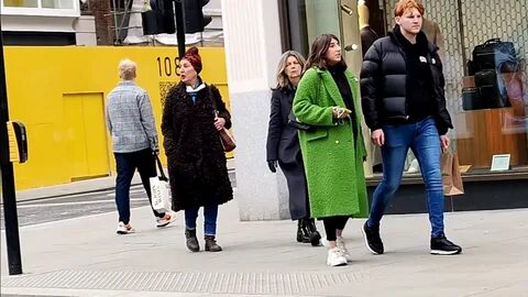 Walking around london