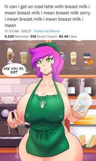 Starbucks breast milk hentai вњ"Rule34 - If it exists, there is porn o...
