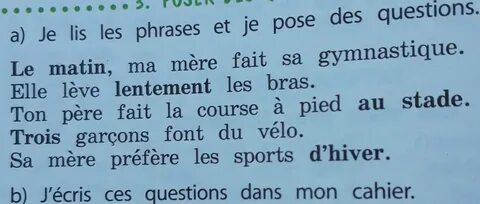 Fais des phrases