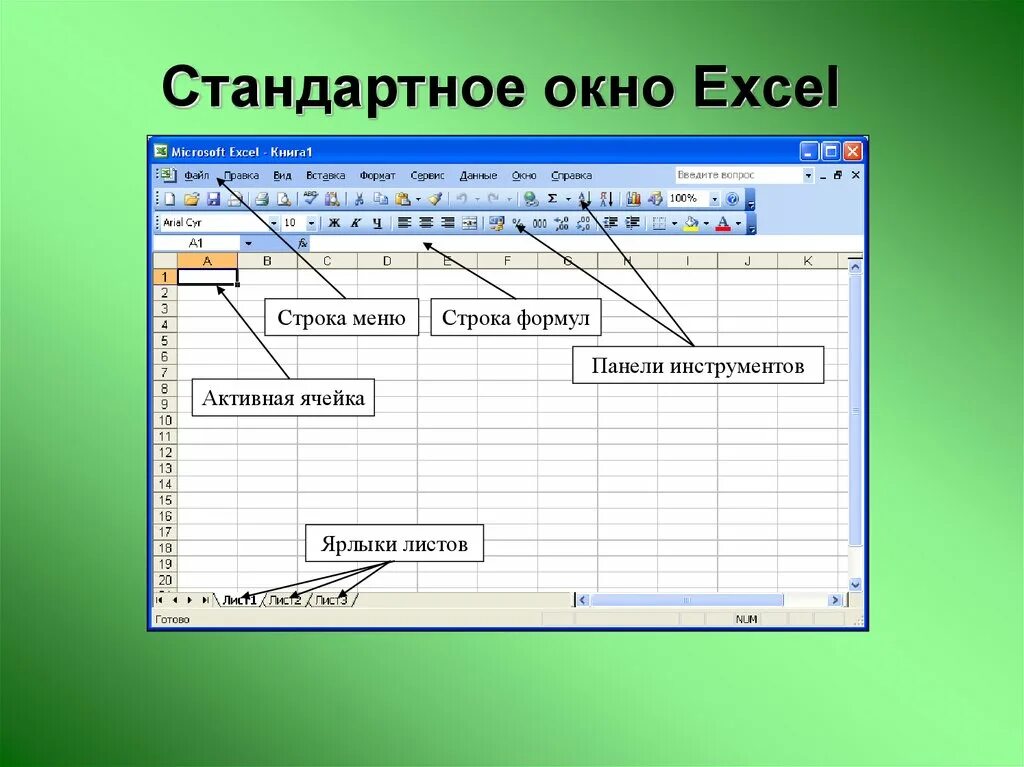 Структура окна MS excel 2013. Элементы окна редактора excel. Структура окна Майкрософт эксель. MS excel строка меню.