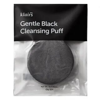 Пуфф для умывания Dear, Klairs Gentle Black Cleansing Puff - купить в Москве, це