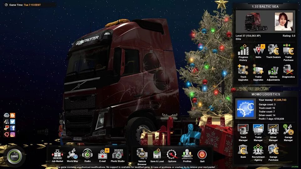 Симулятор новогодняя версия. Евро трак симулятор 1 меню. меню етс 2. euro truck simulator 2 меню. american truck simulator меню.