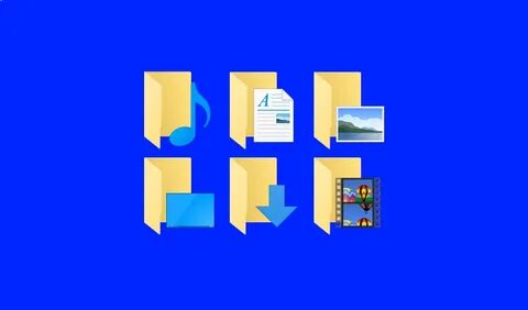 Папки win 10