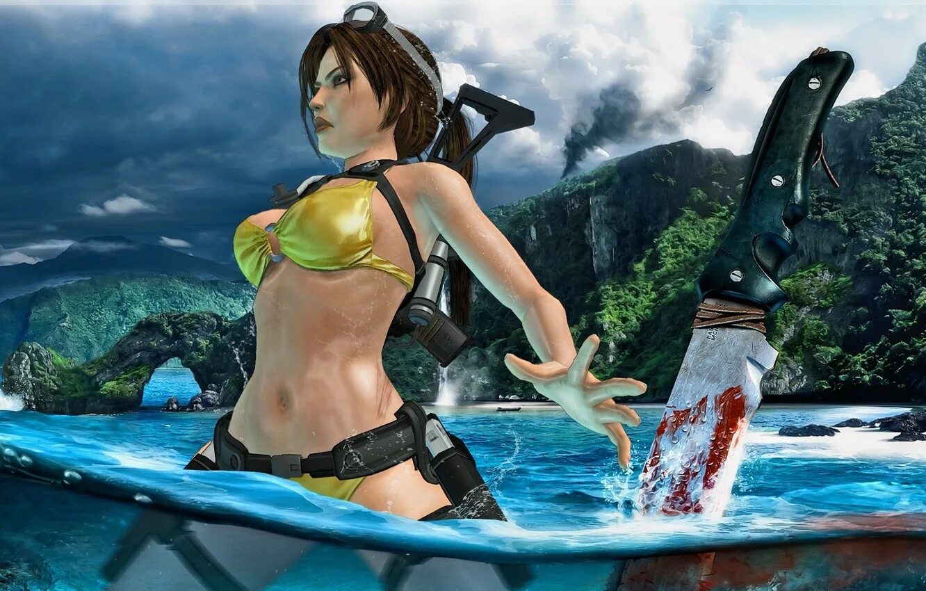 Lara croft 3d video