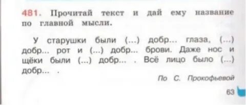 Русс яз 6 класс упр 481