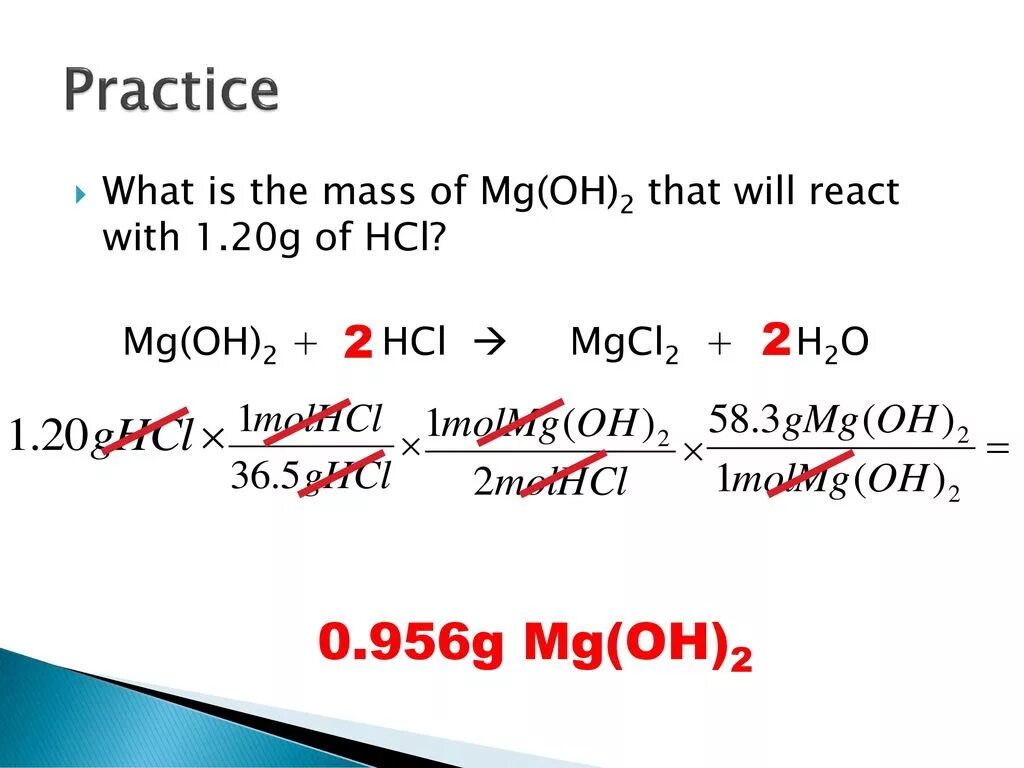 Mg hcl реакция возможна