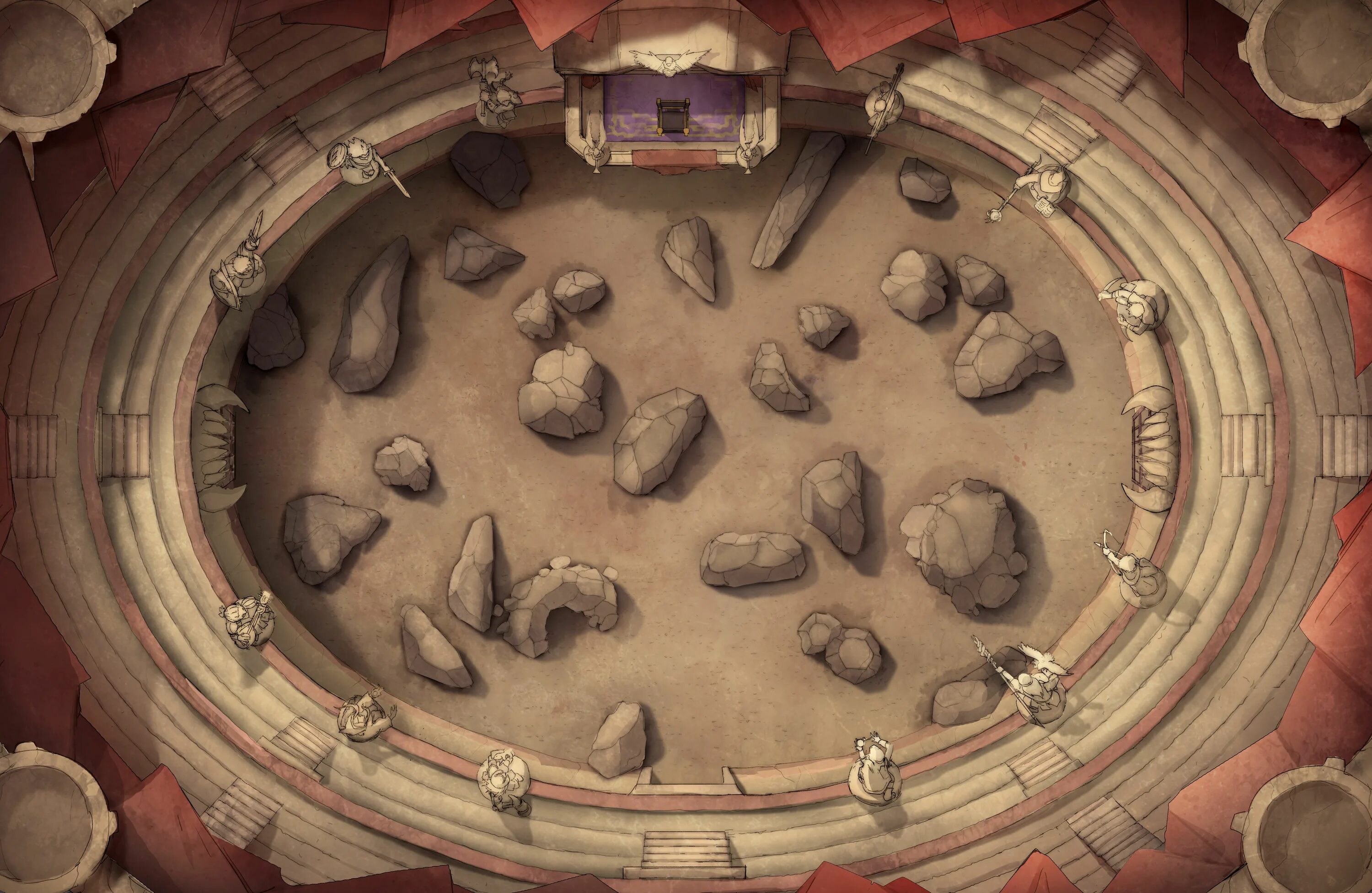 Under map