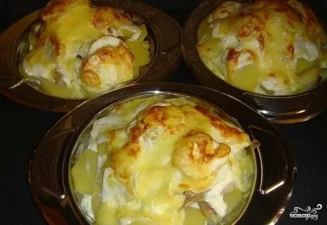 Рыба по московски с картофелем