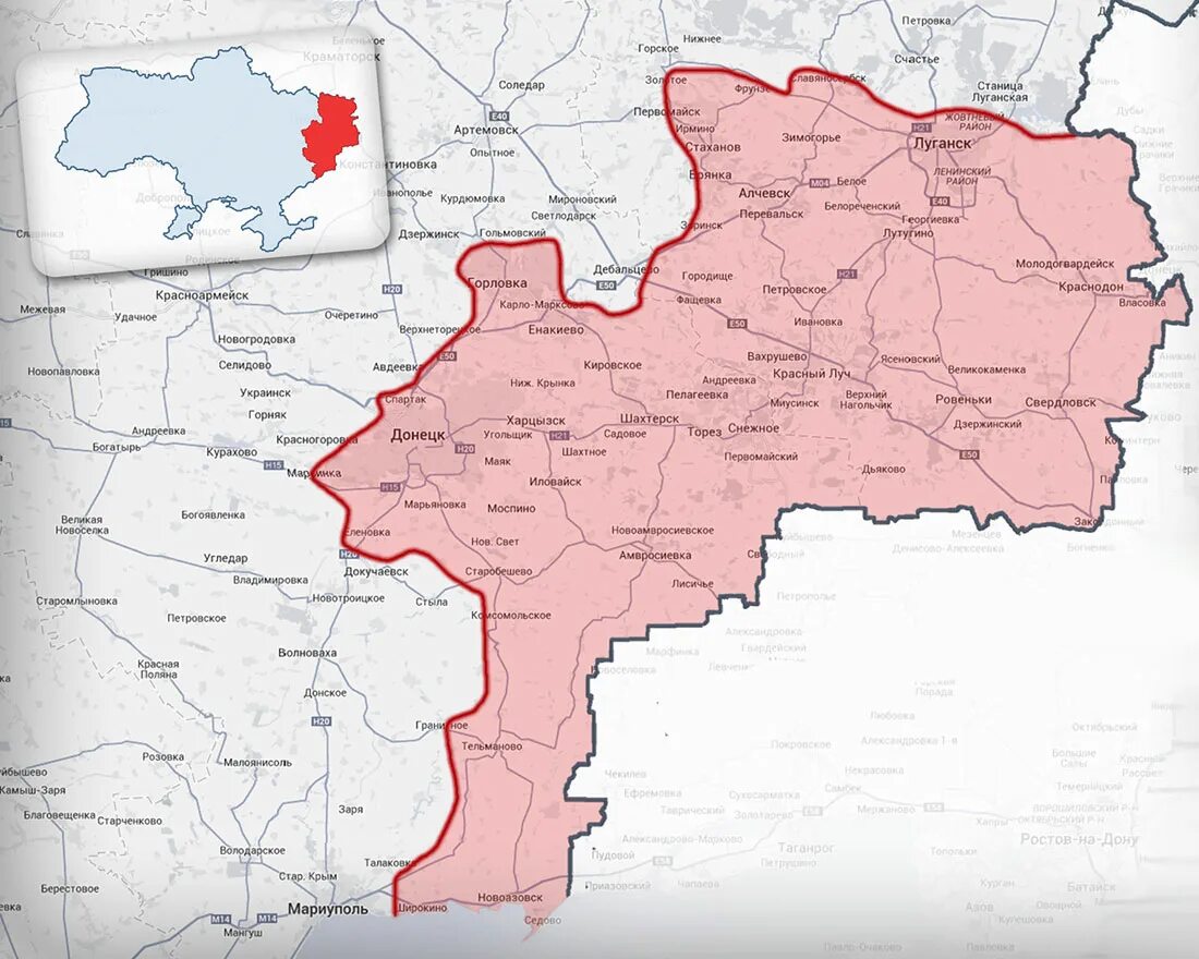 Граница луганской республика. Карта Украины и ДНР И ЛНР. Границы Донбасса на карте. Донецкая и Луганская Республики на карте. Карта ДНР И ЛНР на карте Украины.