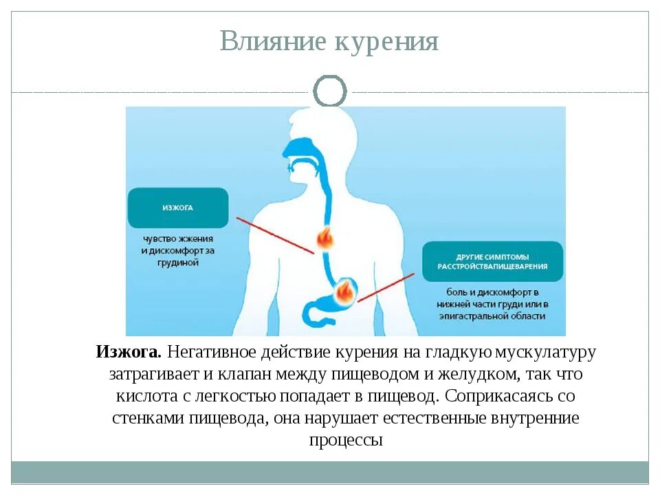 Почему может быть изжога. Табакокурение влияние на ЖКТ. Факторы возникновения изжоги.