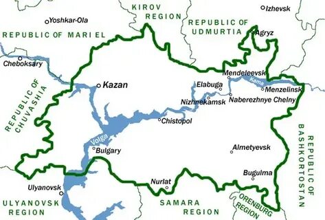 Схема рек казани