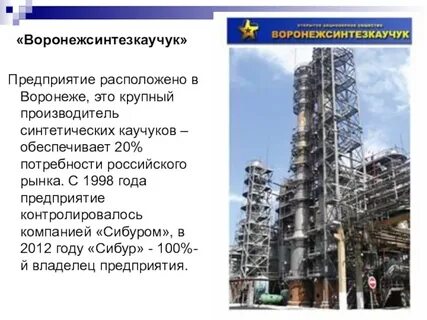 Ведущая отрасль воронежской промышленности