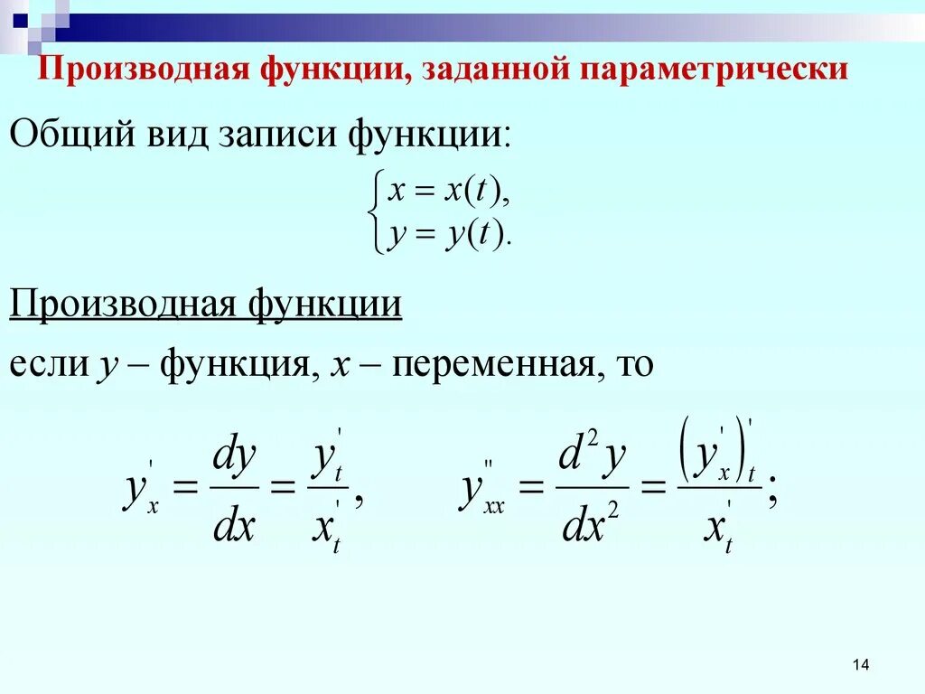 Полно где т. Производная 2 порядка от функции заданной параметрически. Производная функции параметрически. Производная сложной функции с параметром. Производная от функции заданной параметрами.