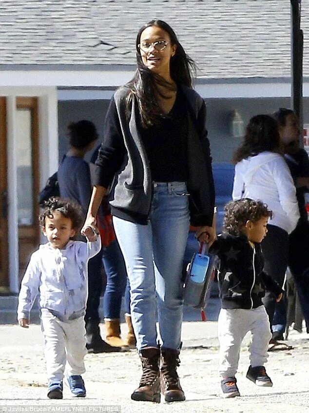 Zoe Saldana Shares an Adorable Instagram Video of Her Twins Dancing! - Closer We