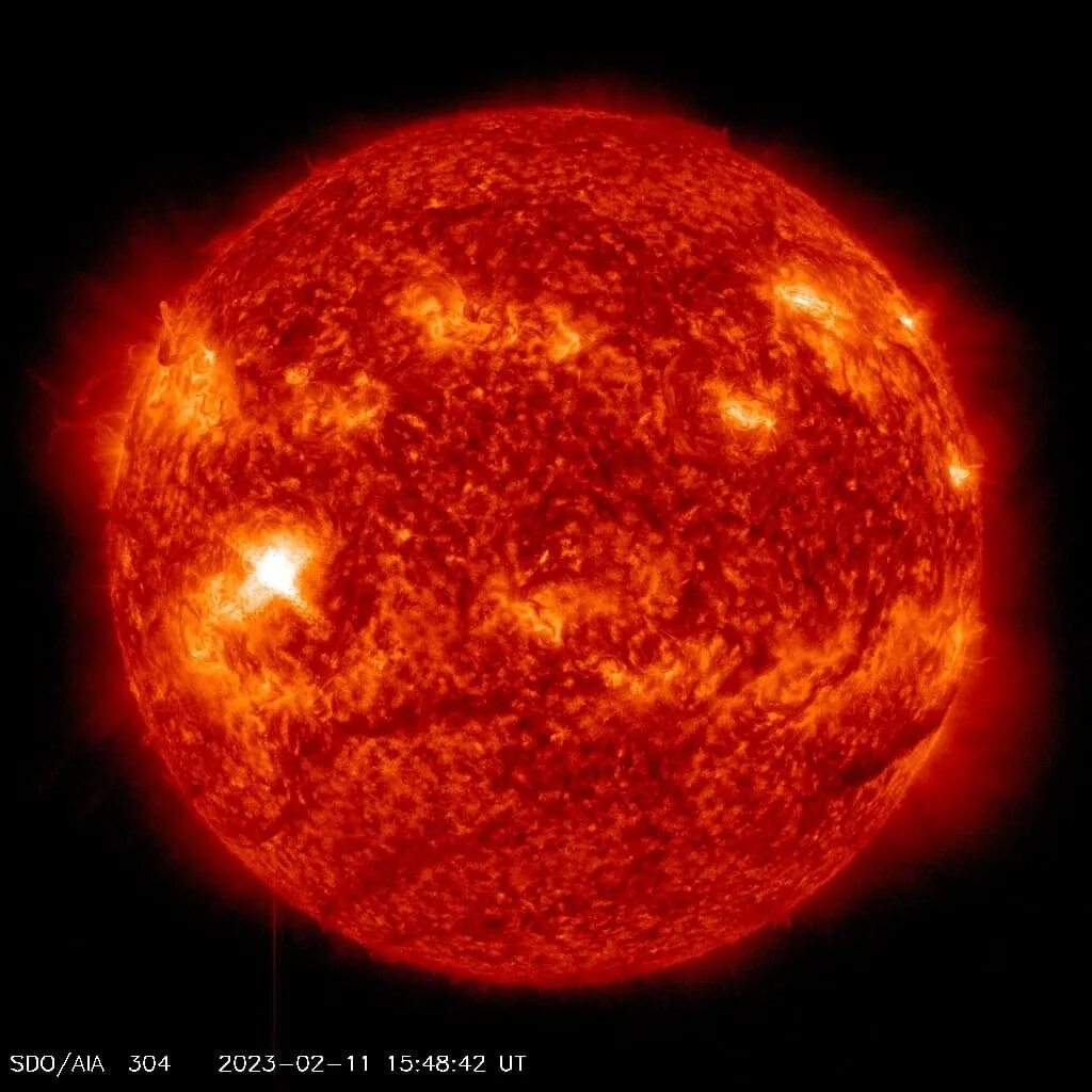 Вспышка на солнце 5 ноября 2023