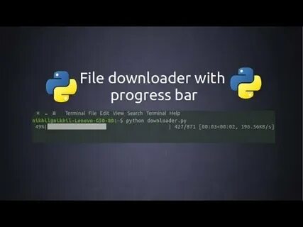 Python прогресс бар