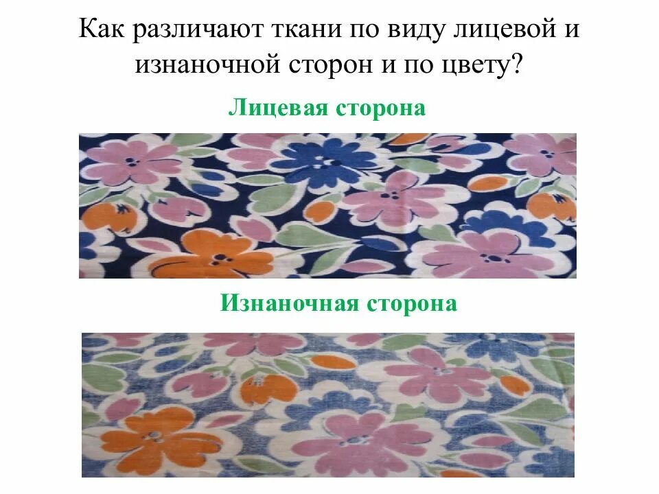Ткань 9 класс. Лицевая и изнаночная сторона ткани. ткань с печатным рисунком лицевая и изнаночная. лицевая сторона и изнаночная сторона ткани. набивная ткань лицевая и изнаночная сторона.
