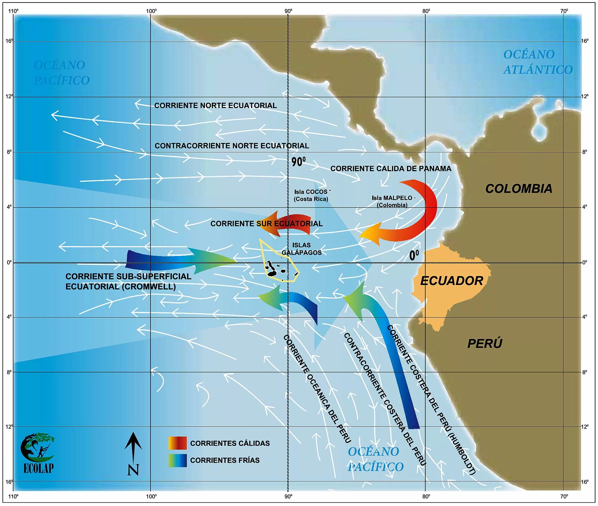 Перуанское течение на карте. Течение Кромвелла на карте. Перуанское Холодное течение. Холодное течение перуанское на карте.