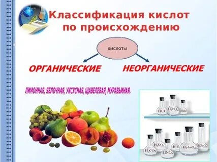 Тема кислоты по химии 9 класс