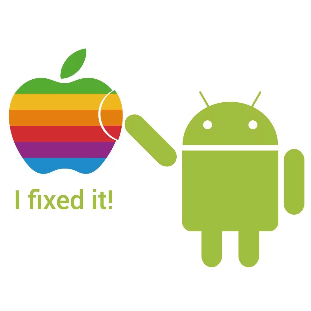 Create your android. Айфон аппел андроид. андроид против яблока. андроид vs apple. apple против android.