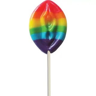Hott Products Rainbow Pussy Pop, Multi Color.