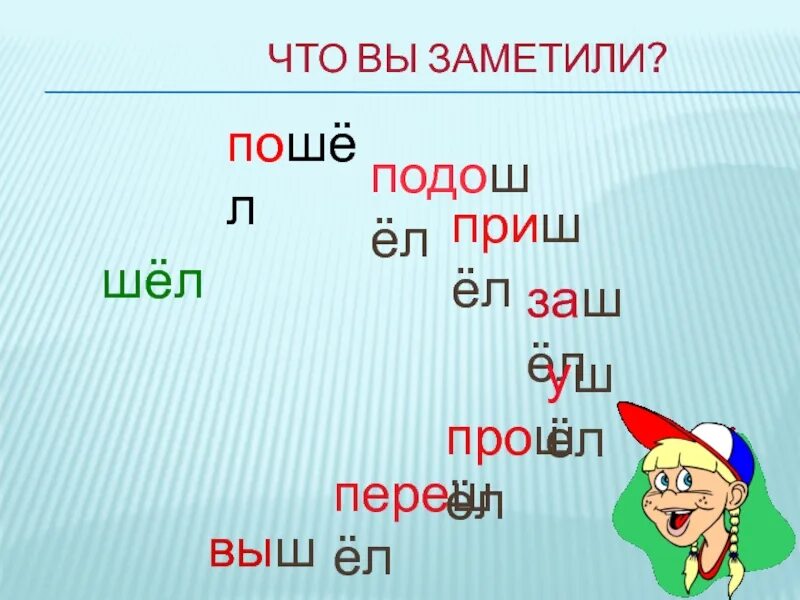 Вид прийти. Идти прийти. Идти пойти. Пошел подошел пришел. Шла шла и пришла.