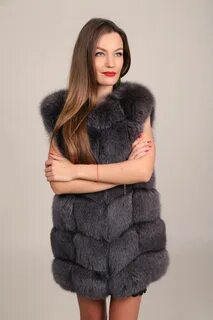 Жилетка из песца