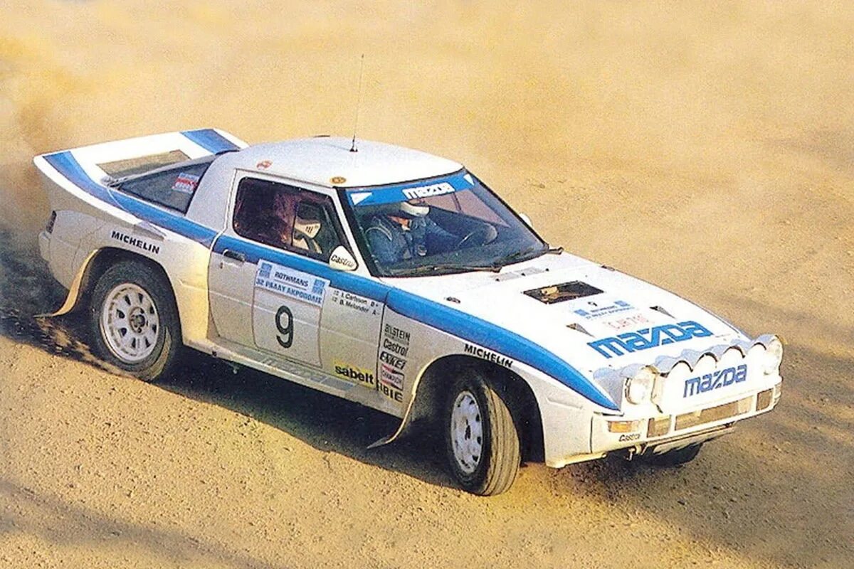 Ралли 7. Mazda RX-7 Rally. Mazda rx7 1985. Mazda RX 7 1985 Rally. 1975 Mazda RX-3 Rally.