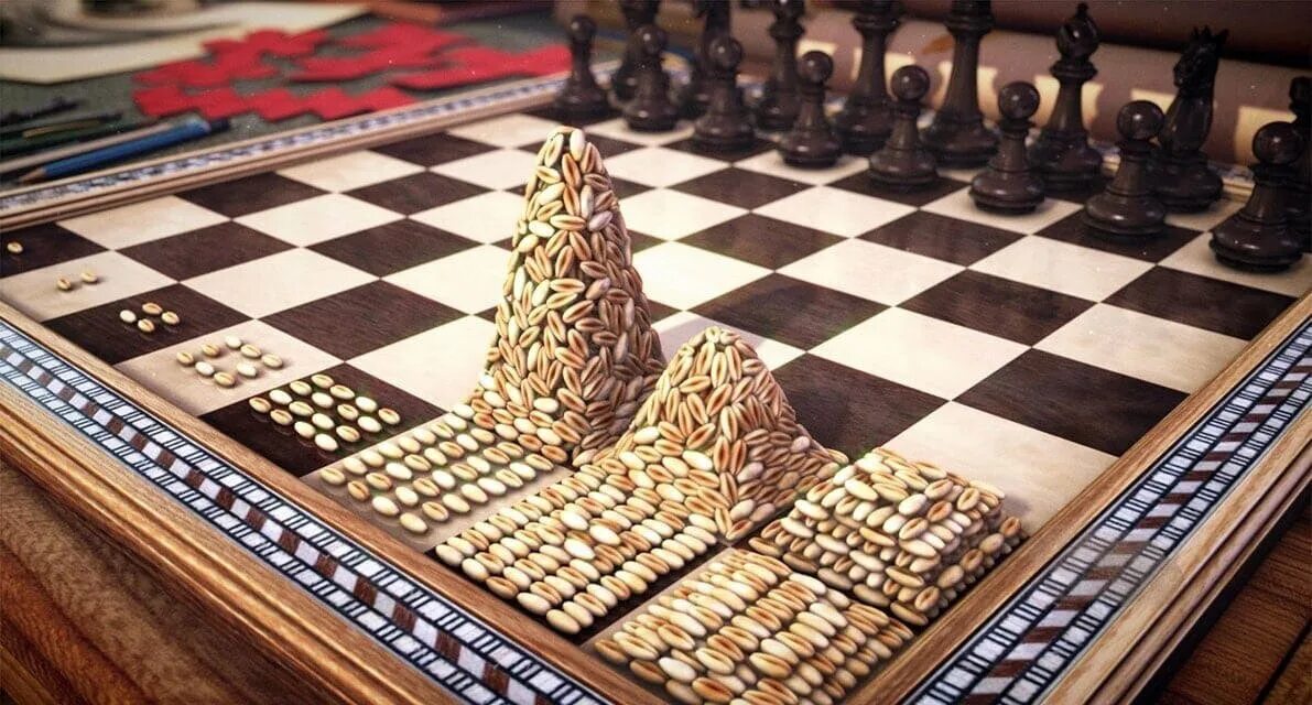Сисса Бен Дахир шахматы. Легенда о шахматной доске. Индийские шахматы: - Раджа (Король). Легенда о шахматной доске Геометрическая прогрессия.