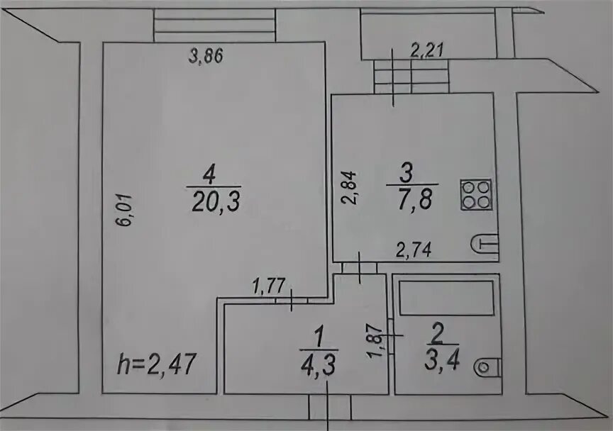 1 комнатная квартира южноуральск