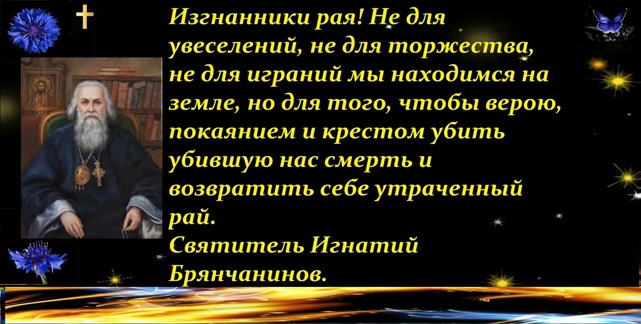 Слово о смерти игнатия. Изречения свт Игнатия Брянчанинова. Цитаты Игнатия Брянчанинова.