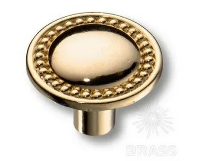 Ручка кнопка brass