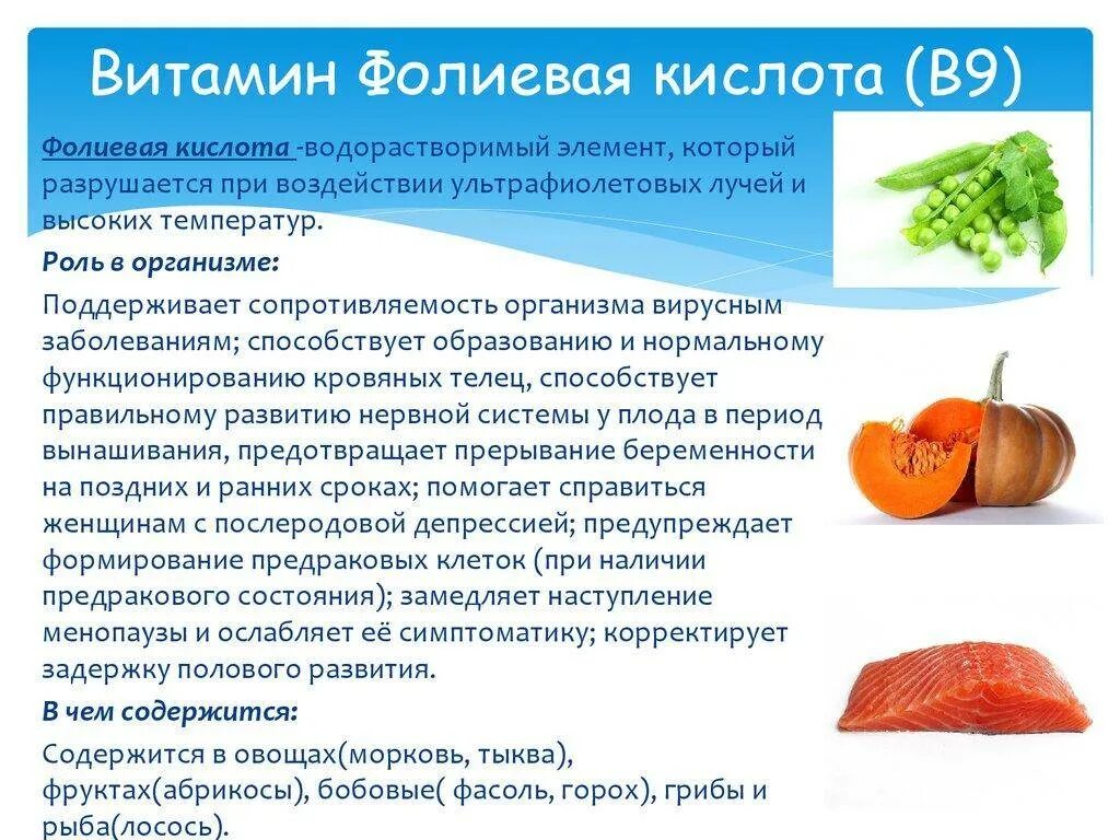 Зачем пить фолиевую кислоту