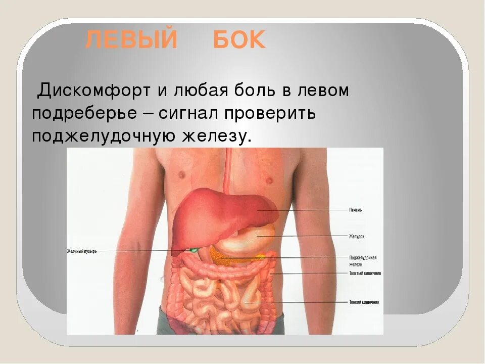 Колит ребро с левой стороны