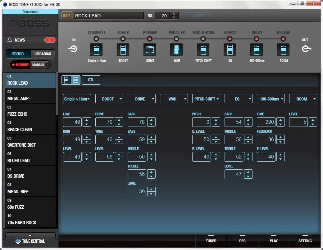 Boss Tone Studio for gt 100. Boss Tone Studio for gt 1и. Boss gt-1 Tone Studio. Boss Tone Studio Katana.