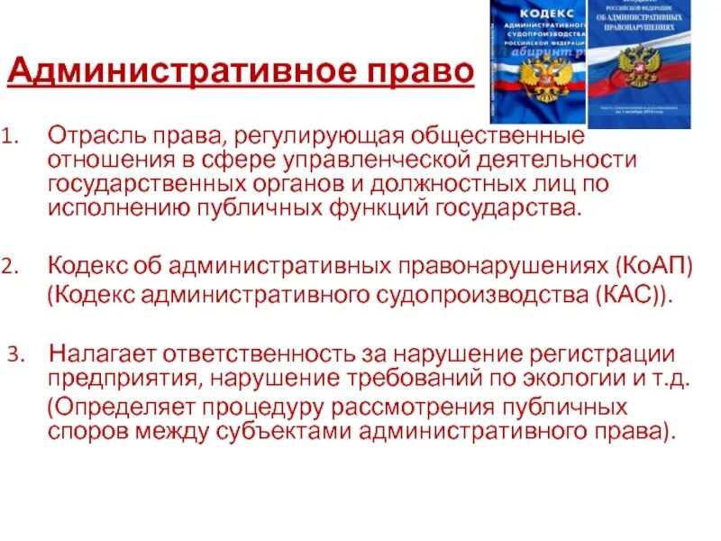 Административное право. Регулирование в административном праве. Административным правом регулируется деятельность:.