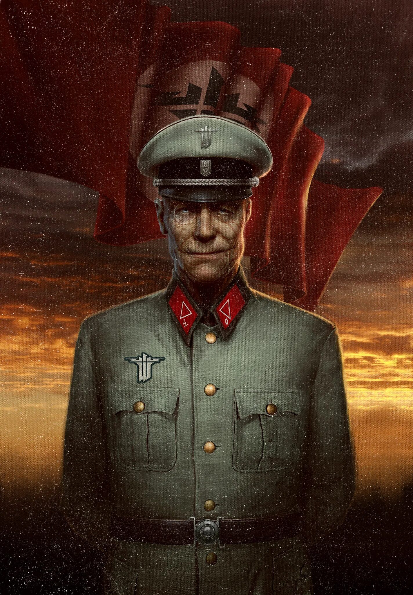 Wolfenstein the new order череп