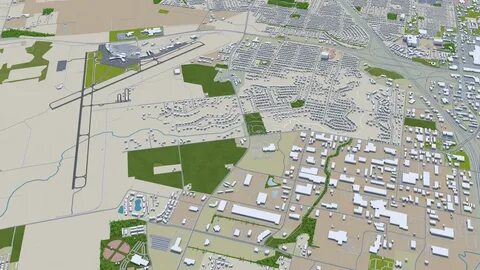 green bay city wisconsin usa 40km 3D Model in Buildings 3DExport