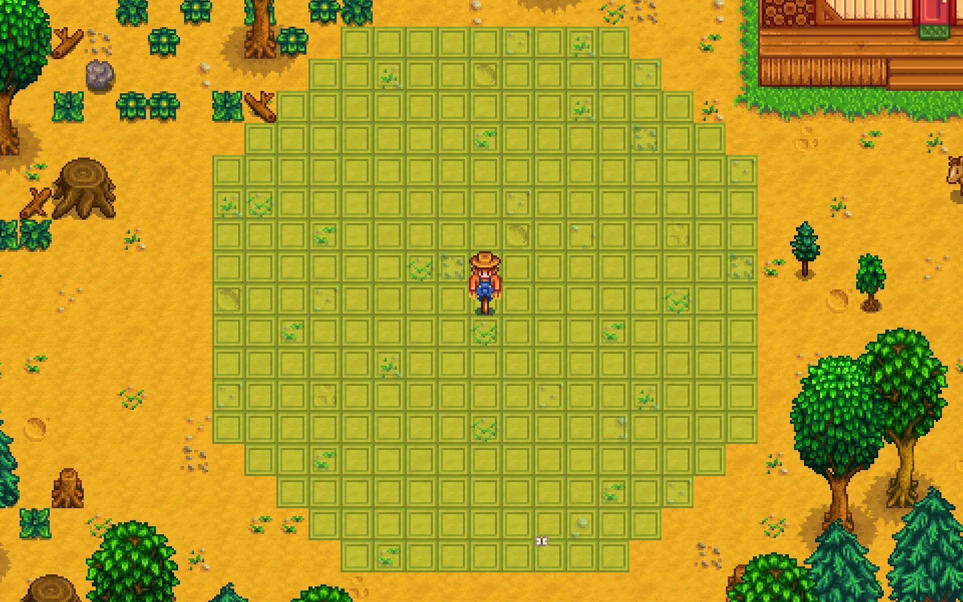 Пугало Stardew. Stardew Valley пугало радиус действия. Радиус действия пугала Stardew Valley. Stardew Valley элитное пугало радиус.