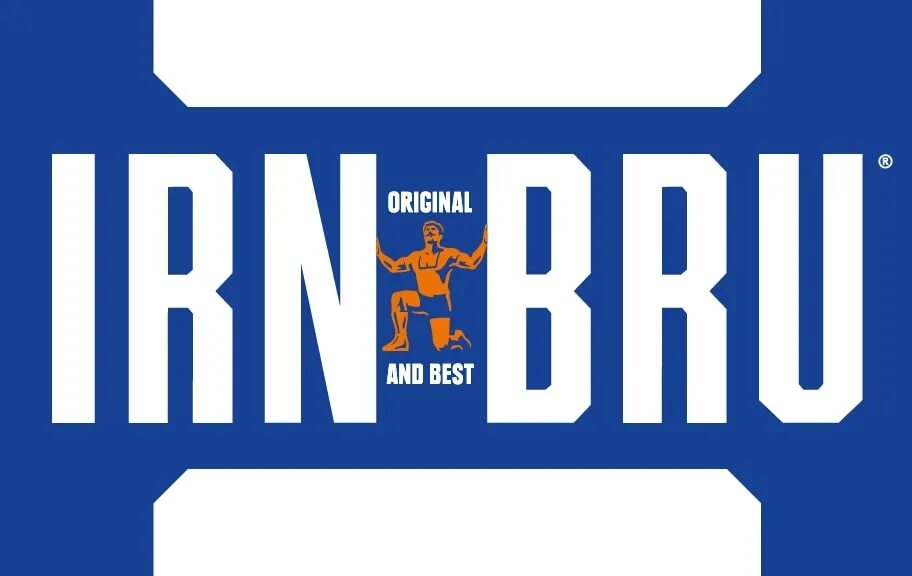 Bru clap. Ирн лого. irn-bru. irn bru logo. iron bru.