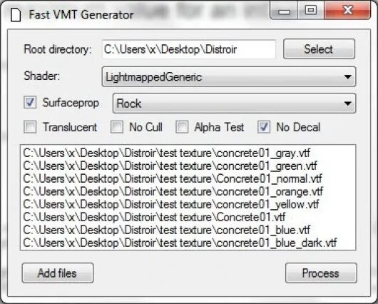 Vmt editor