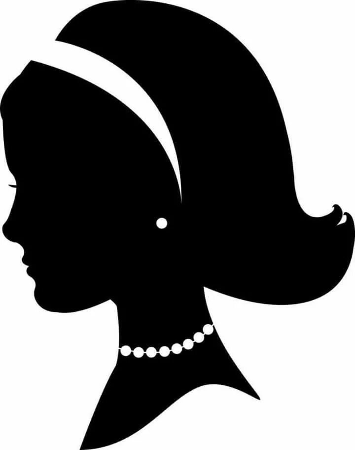 Силуэт лица. Силуэт лица. Трафарет профиля. Трафарет профиля. Силуэт женской головы.
