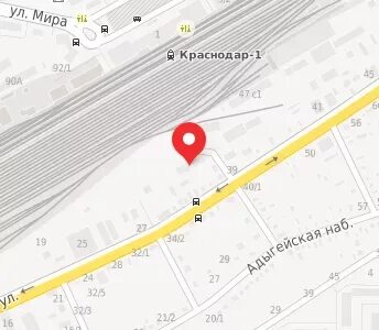 Краснодарская 8 карта