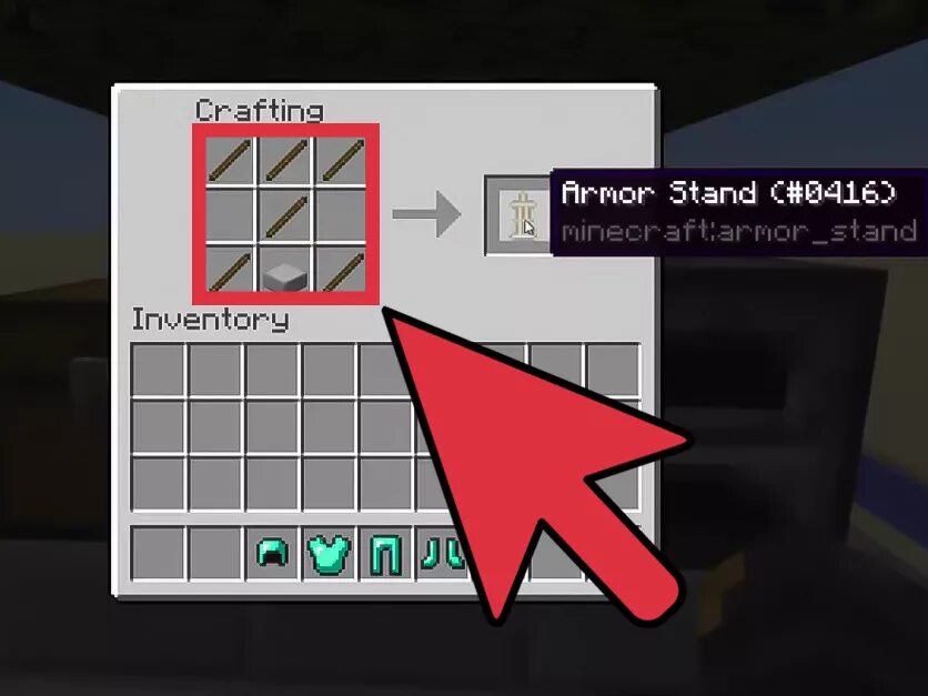 Крафт стойки для брони 1.1.5. Крафт Армор стенда. Armor Stand крафт. Крафт Армор стенда в майнкрафт. Как скрафтить стойку для брони 1.16