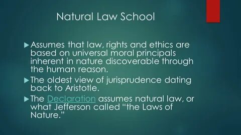 Laws of nature