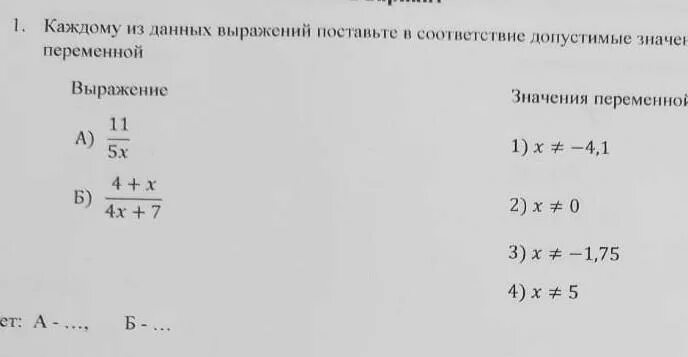 В данном выражении установи. Найдите множество допустимых значений переменной выражения. выражения с переменными 7 класс. допустимые значения переменной в выражении 8 класс. допустимые значения дроби.