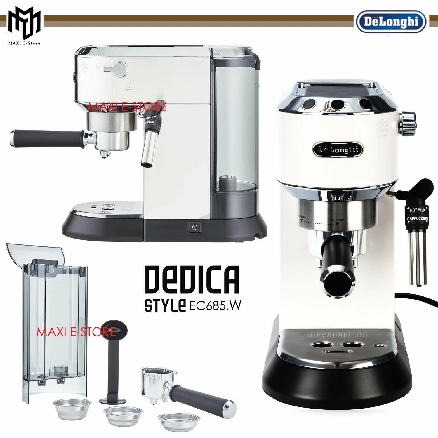 Delonghi dedica arte. Delonghi dedica Style EC 685. Паровая трубка Delonghi ec685. EC 685 белая. Delonghi ec685 обзор.