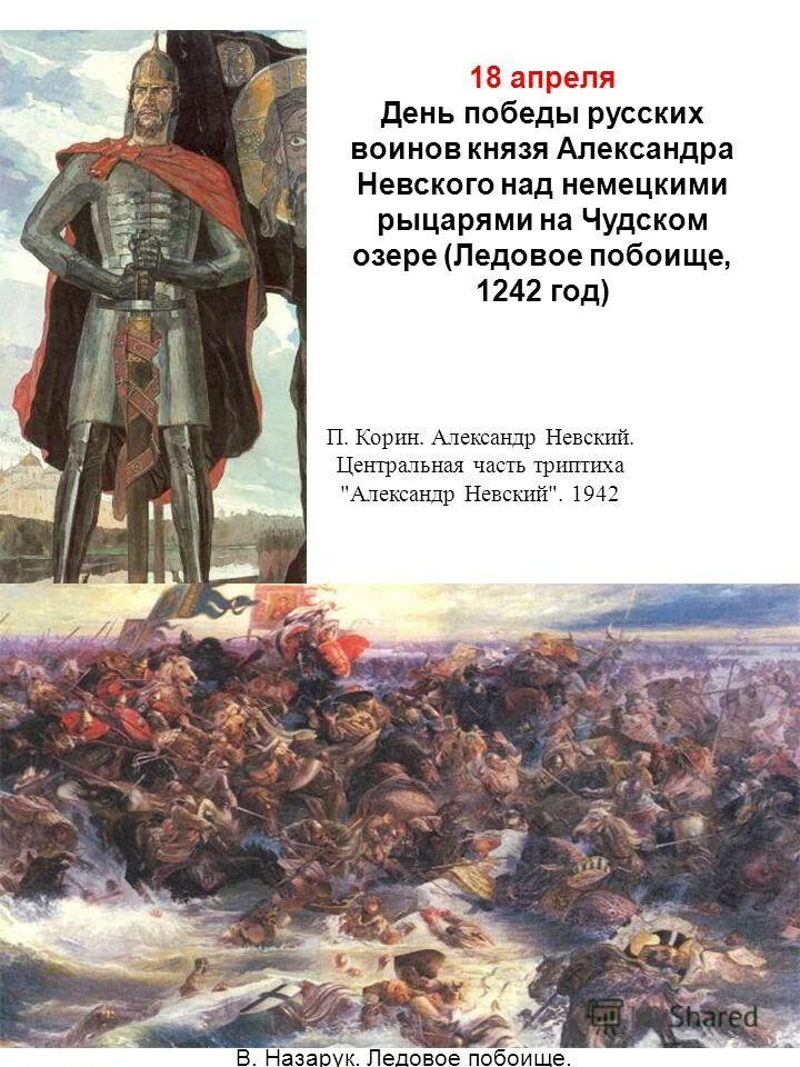 День воинской славы невского. 18 Апреля 1242 год Ледовое побоище. Победа Невского на Чудском озере. 1242 Ледовое побоище князь. День воинской славы России. Ледовое побоище, 1242 год..