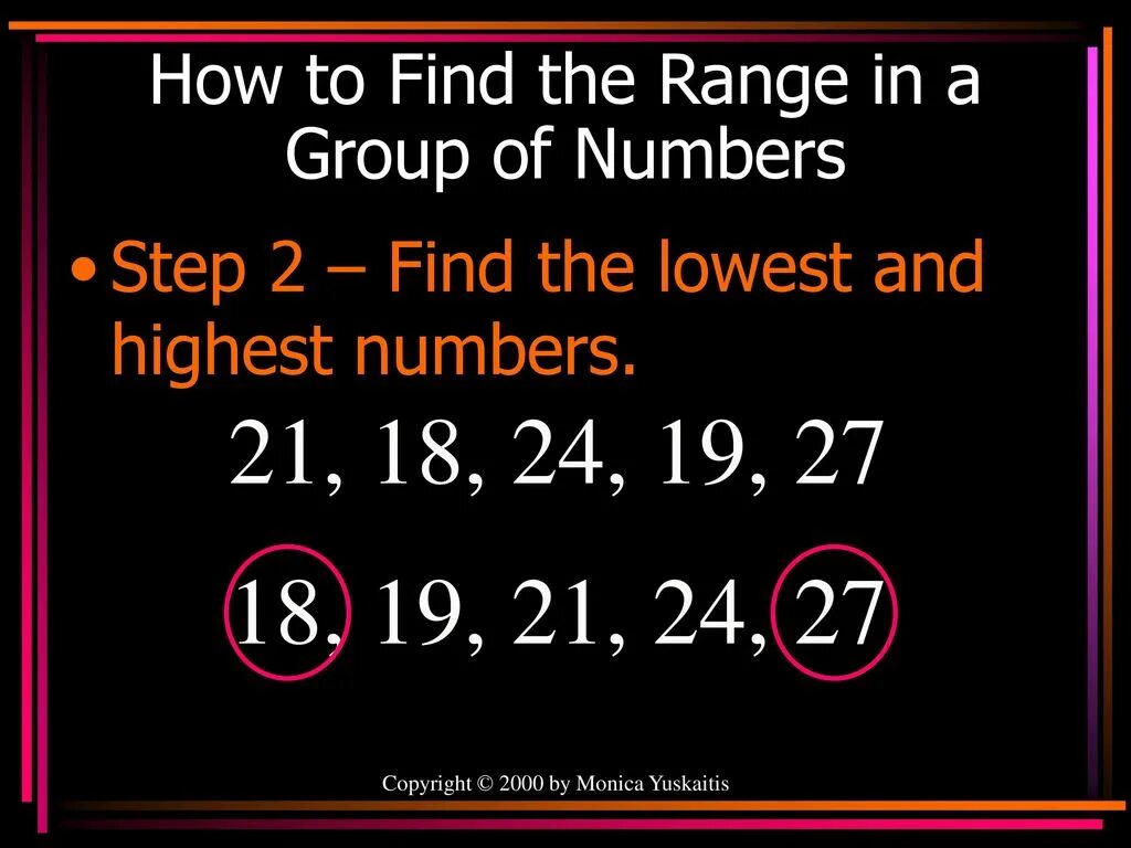 The categories of number. The categories of number